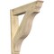 Ekena Millwork Funston Traditional Rough Sawn Outlooker, Douglas Fir, 8"W x 42"D x 42"H OUT08X42X42FST01RDF - alternate 1
